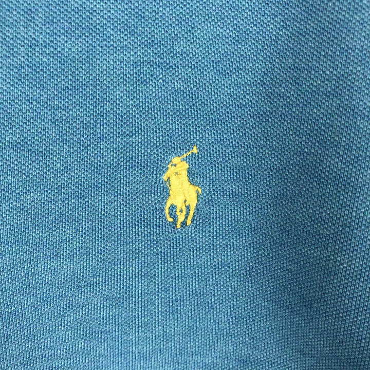Ralph Lauren POLO by Ralph Lauren CLASSIC FIT short sleeve polo shirt, men's size L unclear Blue type light blue Vintage Second Hand