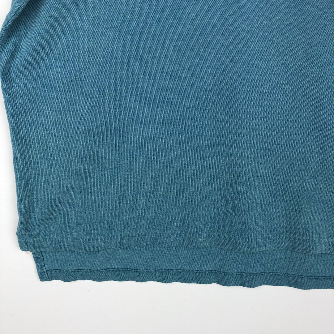 Ralph Lauren POLO by Ralph Lauren CLASSIC FIT short sleeve polo shirt, men's size L unclear Blue type light blue Vintage Second Hand