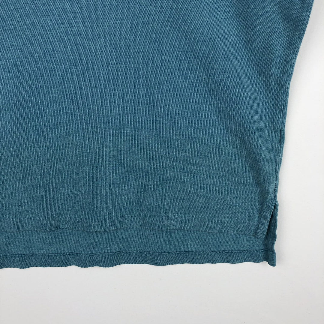 Ralph Lauren POLO by Ralph Lauren CLASSIC FIT short sleeve polo shirt, men's size L unclear Blue type light blue Vintage Second Hand