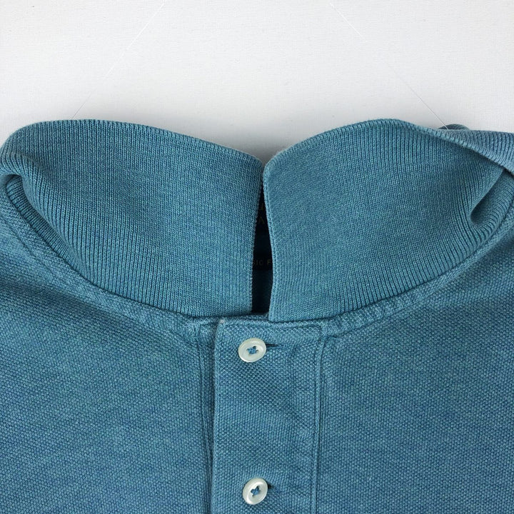 Ralph Lauren POLO by Ralph Lauren CLASSIC FIT short sleeve polo shirt, men's size L unclear Blue type light blue Vintage Second Hand