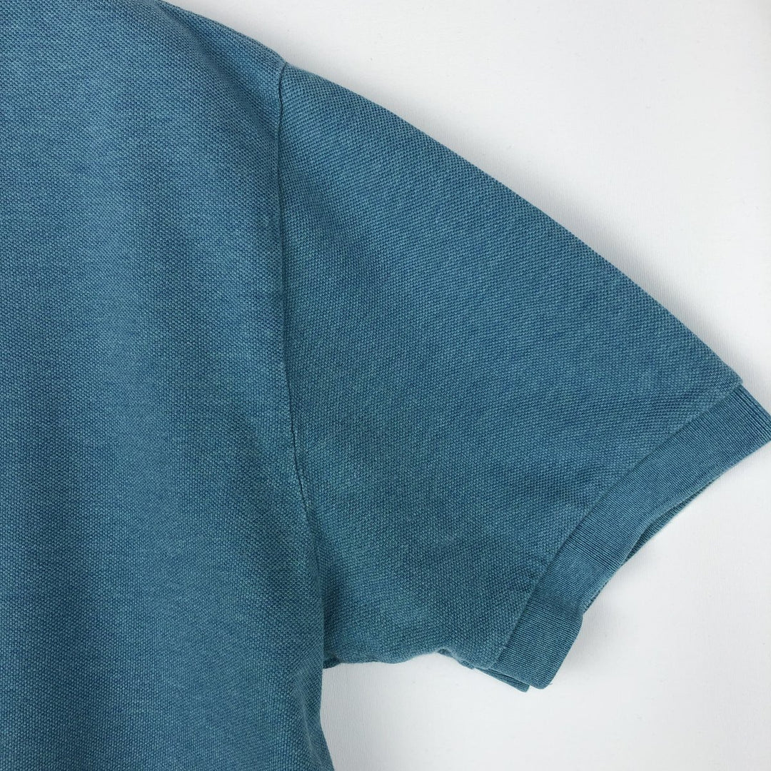 Ralph Lauren POLO by Ralph Lauren CLASSIC FIT short sleeve polo shirt, men's size L unclear Blue type light blue Vintage Second Hand