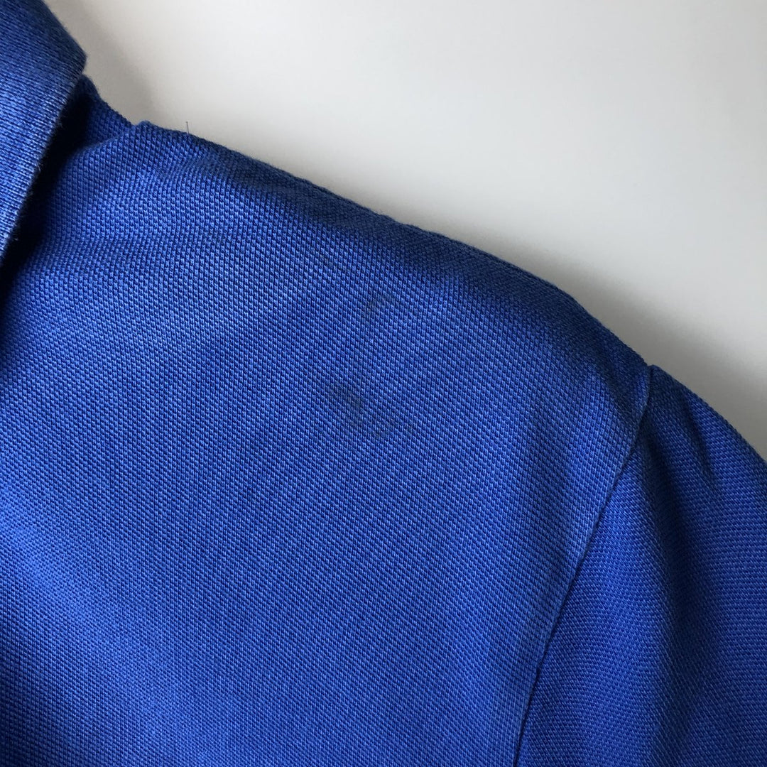 Ralph Lauren POLO RALPH LAUREN CLASSIC FIT short sleeve polo shirt for men size L cotton blue type Vintage Second Hand