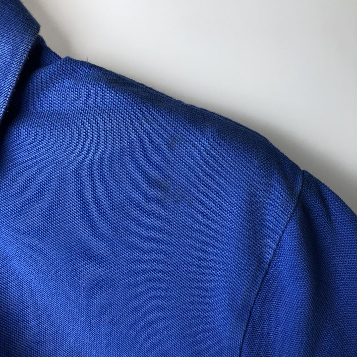 Ralph Lauren POLO RALPH LAUREN CLASSIC FIT short sleeve polo shirt for men size L cotton blue type Vintage Second Hand