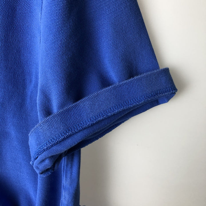 Ralph Lauren POLO RALPH LAUREN CLASSIC FIT short sleeve polo shirt for men size L cotton blue type Vintage Second Hand