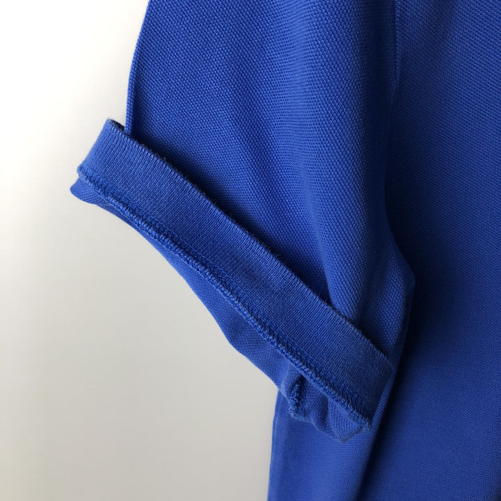 Ralph Lauren POLO RALPH LAUREN CLASSIC FIT short sleeve polo shirt for men size L cotton blue type Vintage Second Hand