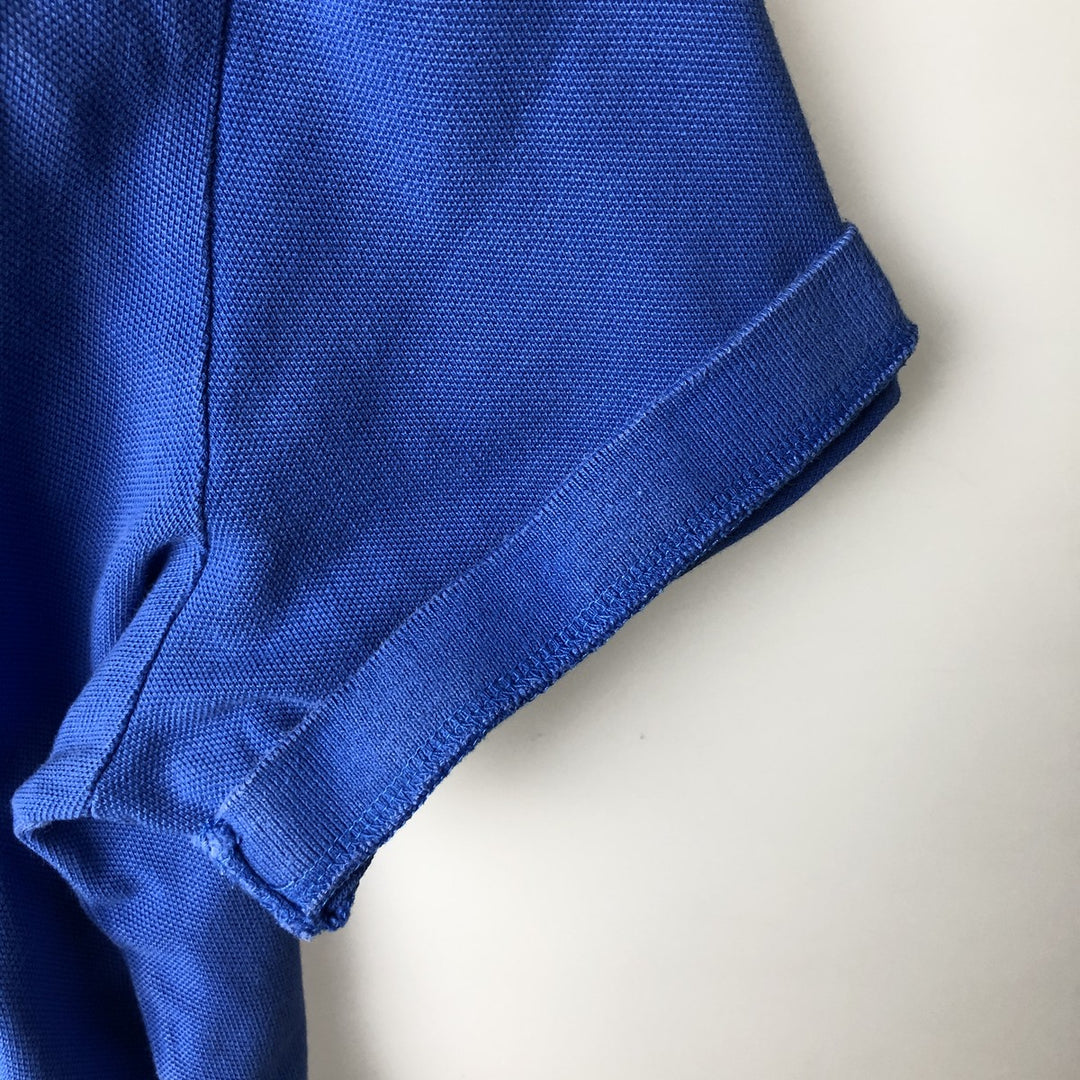 Ralph Lauren POLO RALPH LAUREN CLASSIC FIT short sleeve polo shirt for men size L cotton blue type Vintage Second Hand
