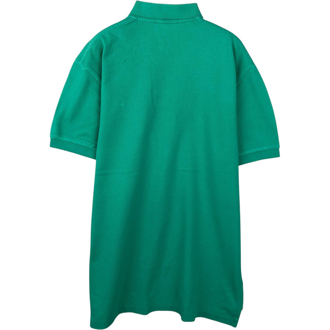 Ralph Lauren POLO RALPH LAUREN short sleeve polo shirt, men's size M cotton Emerald green Vintage Second Hand