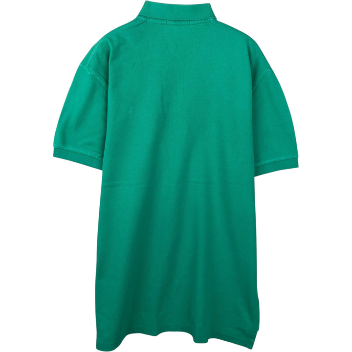 Ralph Lauren POLO RALPH LAUREN short sleeve polo shirt, men's size M cotton Emerald green Vintage Second Hand