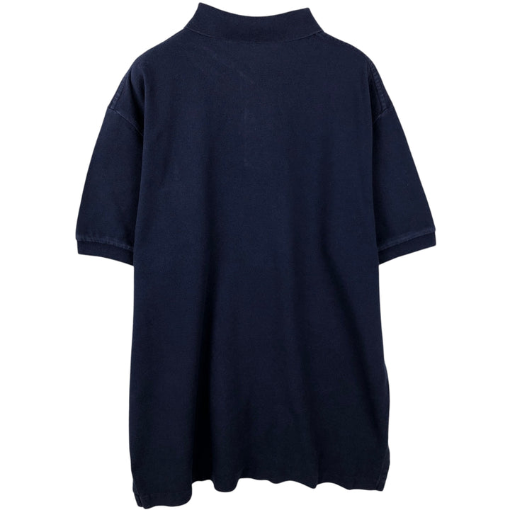 Ralph Lauren POLO RALPH LAUREN short sleeve polo shirt men's size L cotton navy blue type Vintage Second Hand