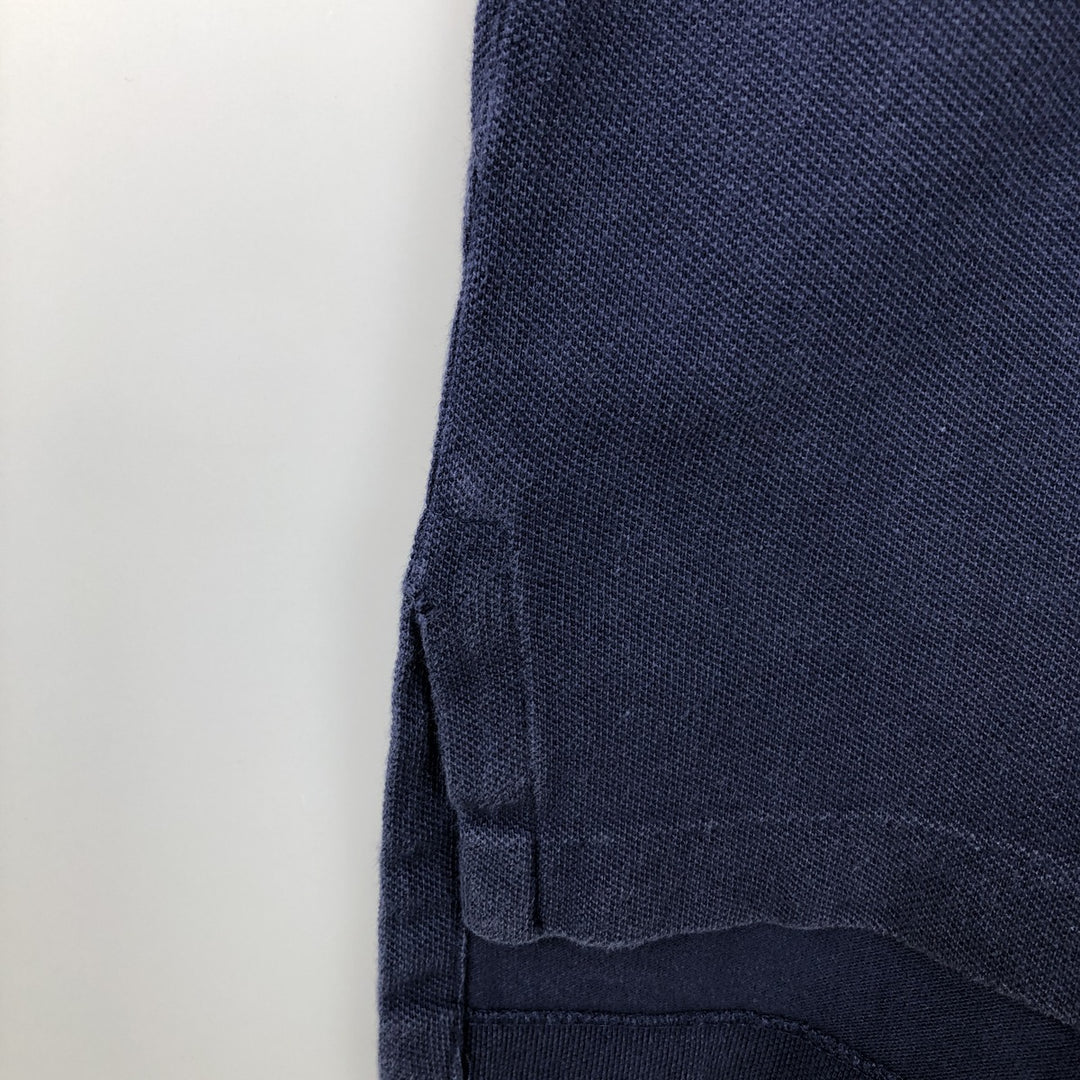 Ralph Lauren POLO RALPH LAUREN short sleeve polo shirt men's size L cotton navy blue type Vintage Second Hand