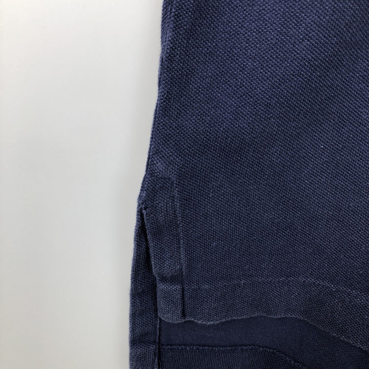 Ralph Lauren POLO RALPH LAUREN short sleeve polo shirt men's size L cotton navy blue type Vintage Second Hand