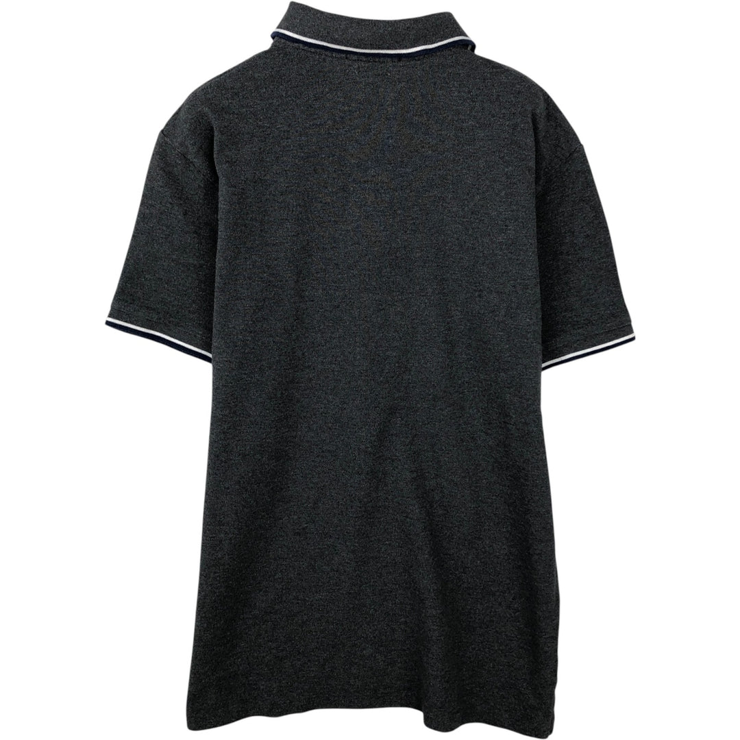 Ralph Lauren POLO RALPH LAUREN CUSTOM SLIM FIT short sleeve polo shirt men's size M cotton gray type Vintage Second Hand
