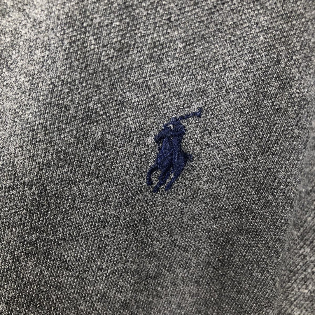 Ralph Lauren POLO RALPH LAUREN CUSTOM SLIM FIT short sleeve polo shirt men's size M cotton gray type Vintage Second Hand