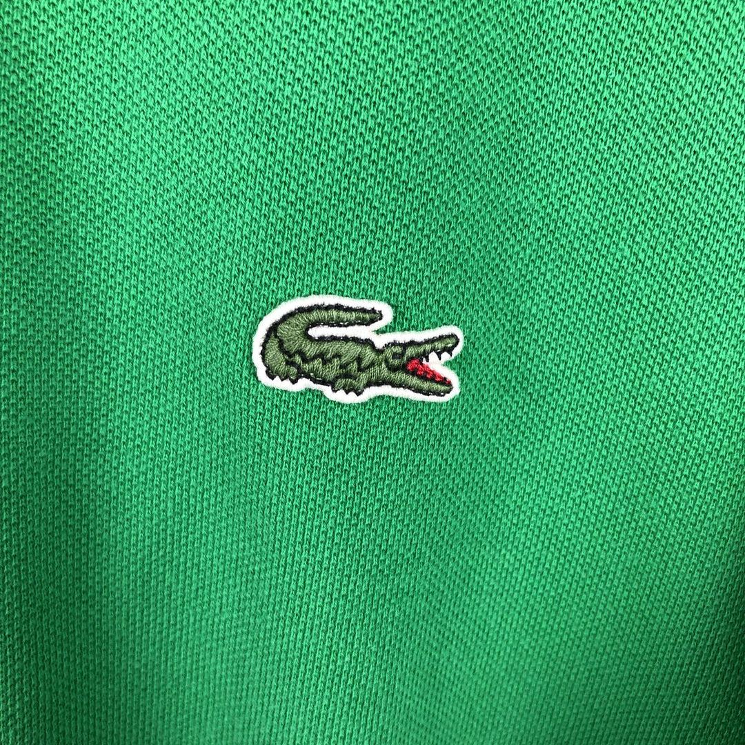 1990'S Lacoste French-designed short-sleeved polo shirt, size 8 (equivalent to men's XXL), vintage. unclear green type Vintage Second Hand