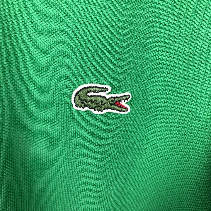 1990'S Lacoste French-designed short-sleeved polo shirt, size 8 (equivalent to men's XXL), vintage. unclear green type Vintage Second Hand