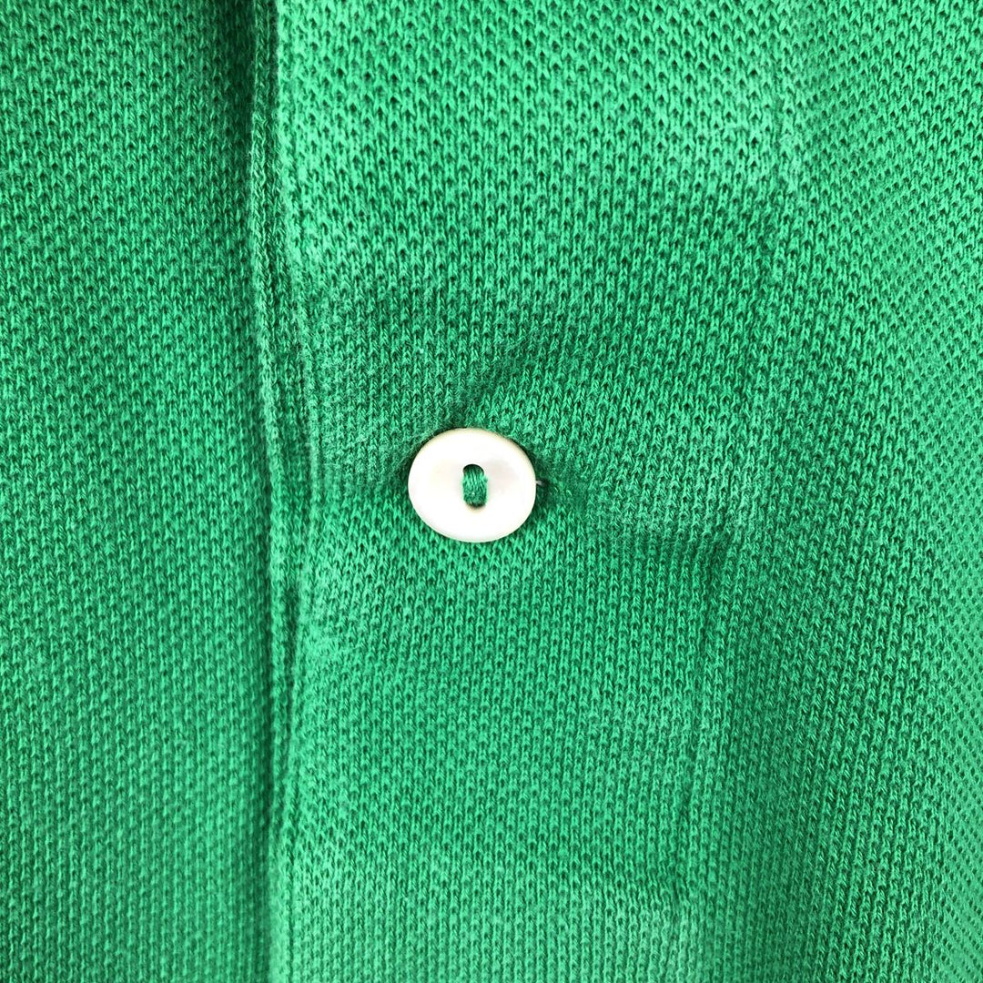 1990'S Lacoste French-designed short-sleeved polo shirt, size 8 (equivalent to men's XXL), vintage. unclear green type Vintage Second Hand