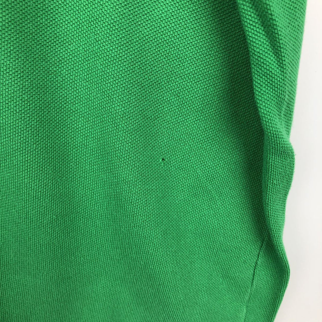 1990'S Lacoste French-designed short-sleeved polo shirt, size 8 (equivalent to men's XXL), vintage. unclear green type Vintage Second Hand