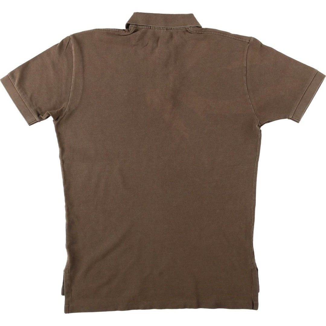 Ralph Lauren POLO by Ralph Lauren short sleeve polo shirt, size S for men cotton brown type Vintage Second Hand