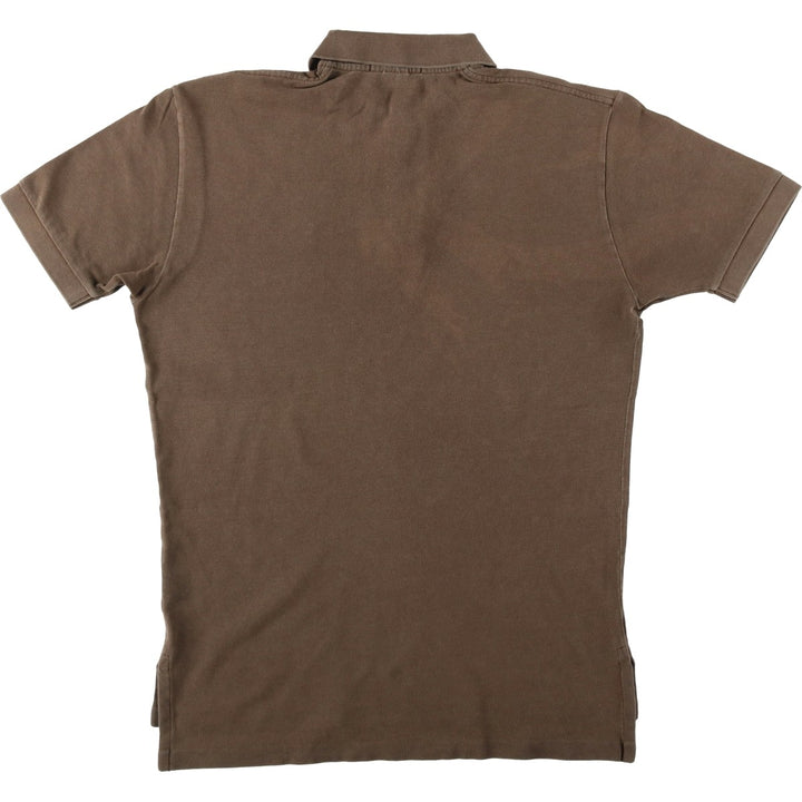 Ralph Lauren POLO by Ralph Lauren short sleeve polo shirt, size S for men cotton brown type Vintage Second Hand