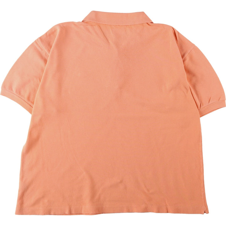 Lacoste LACOSTE French design short sleeve polo shirt size 6 men's XL equivalent cotton orange type Vintage Second Hand
