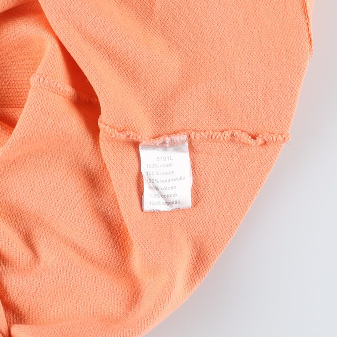 Lacoste LACOSTE French design short sleeve polo shirt size 6 men's XL equivalent cotton orange type Vintage Second Hand