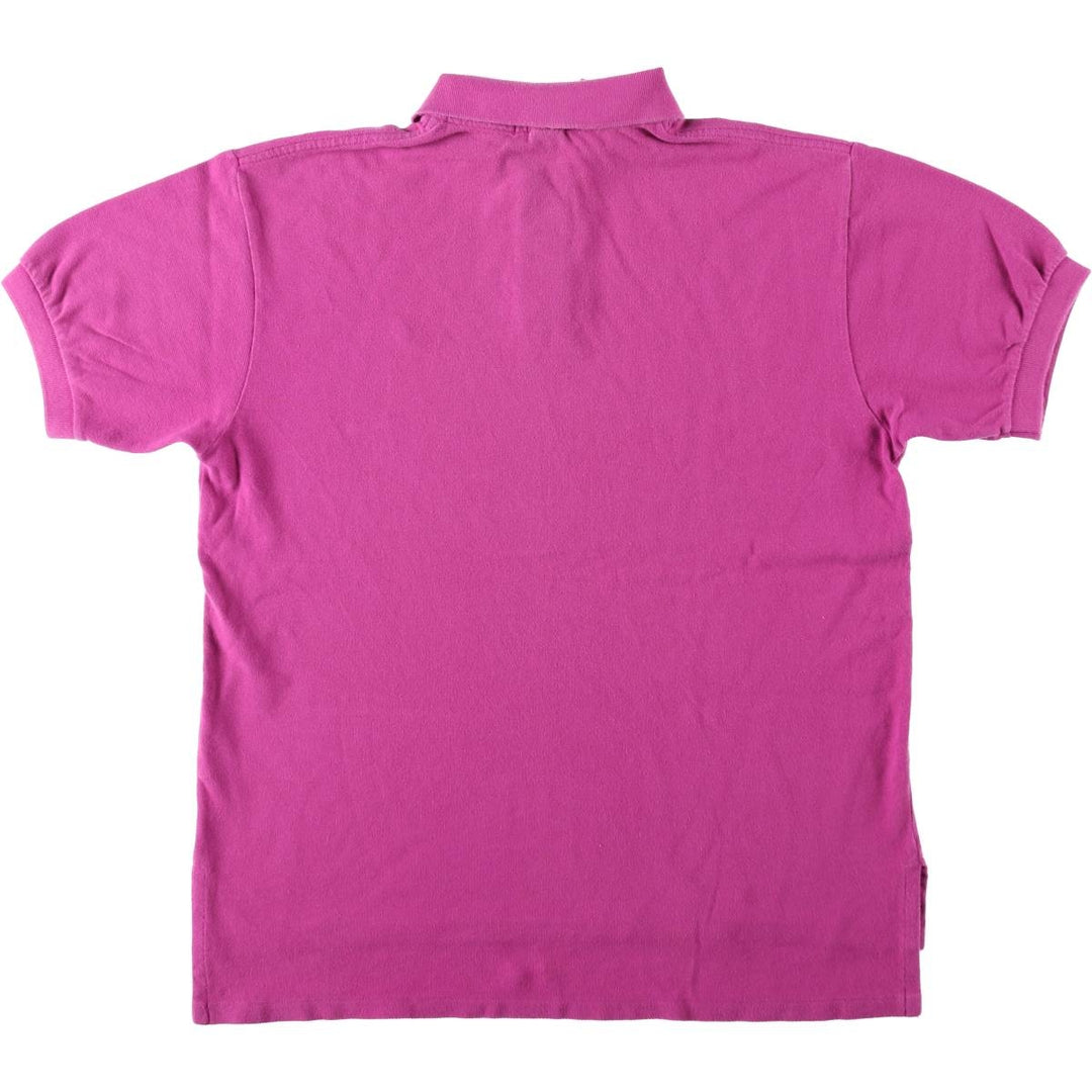 Vintage 90'S Ralph Lauren POLO by Ralph Lauren short-sleeved polo shirt, Made in USA, Men's size M cotton purple type Vintage Second Hand