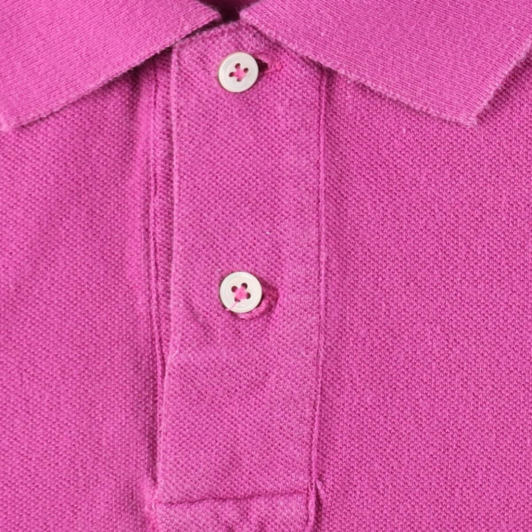 Vintage 90'S Ralph Lauren POLO by Ralph Lauren short-sleeved polo shirt, Made in USA, Men's size M cotton purple type Vintage Second Hand