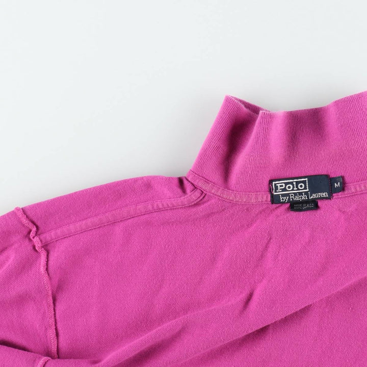 Vintage 90'S Ralph Lauren POLO by Ralph Lauren short-sleeved polo shirt, Made in USA, Men's size M cotton purple type Vintage Second Hand