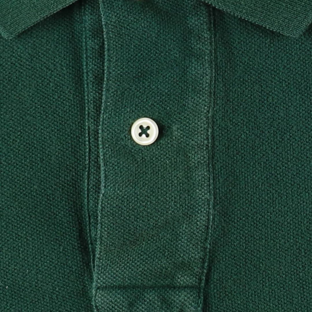Ralph Lauren POLO by Ralph Lauren short sleeve polo shirt, size S for men cotton Green type dark green Vintage Second Hand