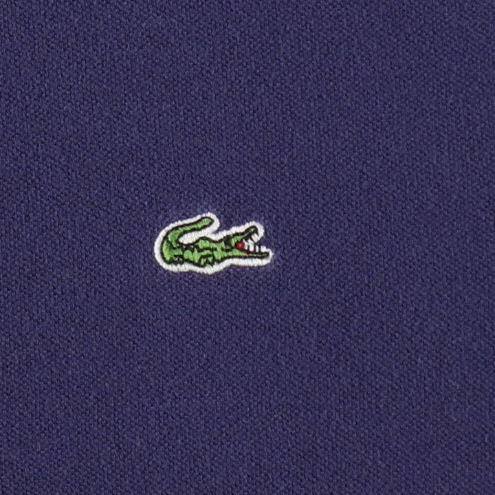 Lacoste LACOSTE French design short sleeve polo shirt men's XL size cotton navy blue type Vintage Second Hand