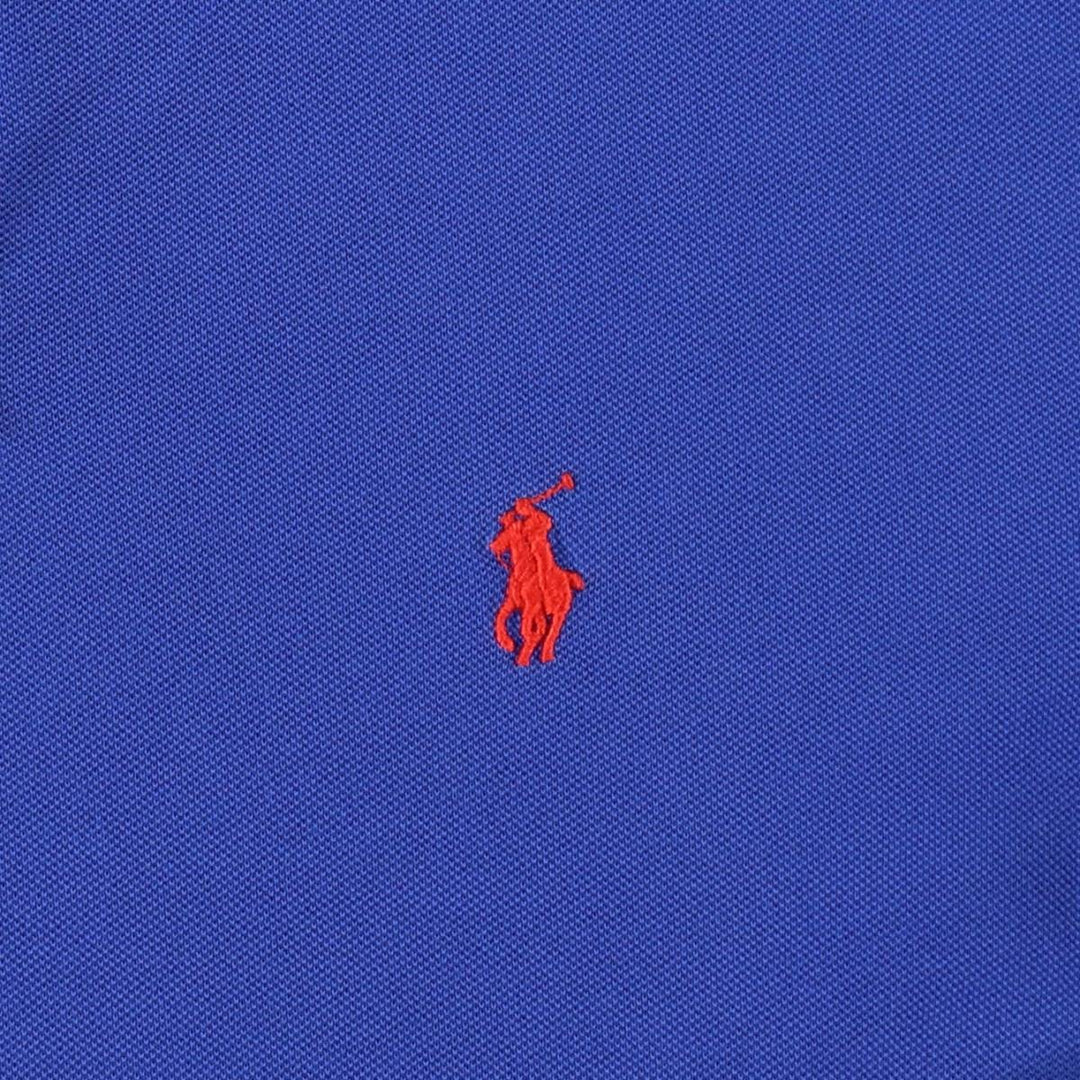 Ralph Lauren POLO by Ralph Lauren short sleeve polo shirt, men's size M Pima Cotton blue type Vintage Second Hand