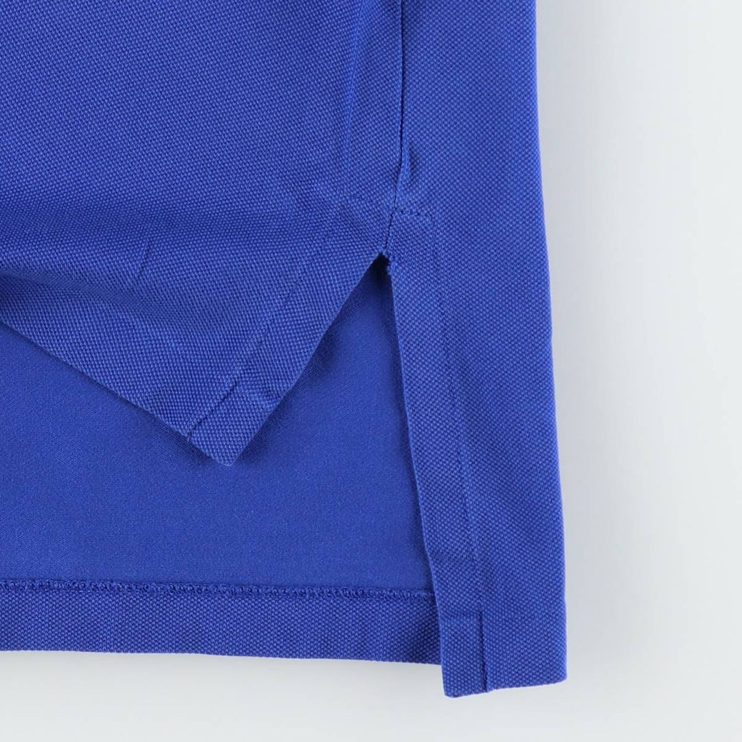 Ralph Lauren POLO by Ralph Lauren short sleeve polo shirt, men's size M Pima Cotton blue type Vintage Second Hand
