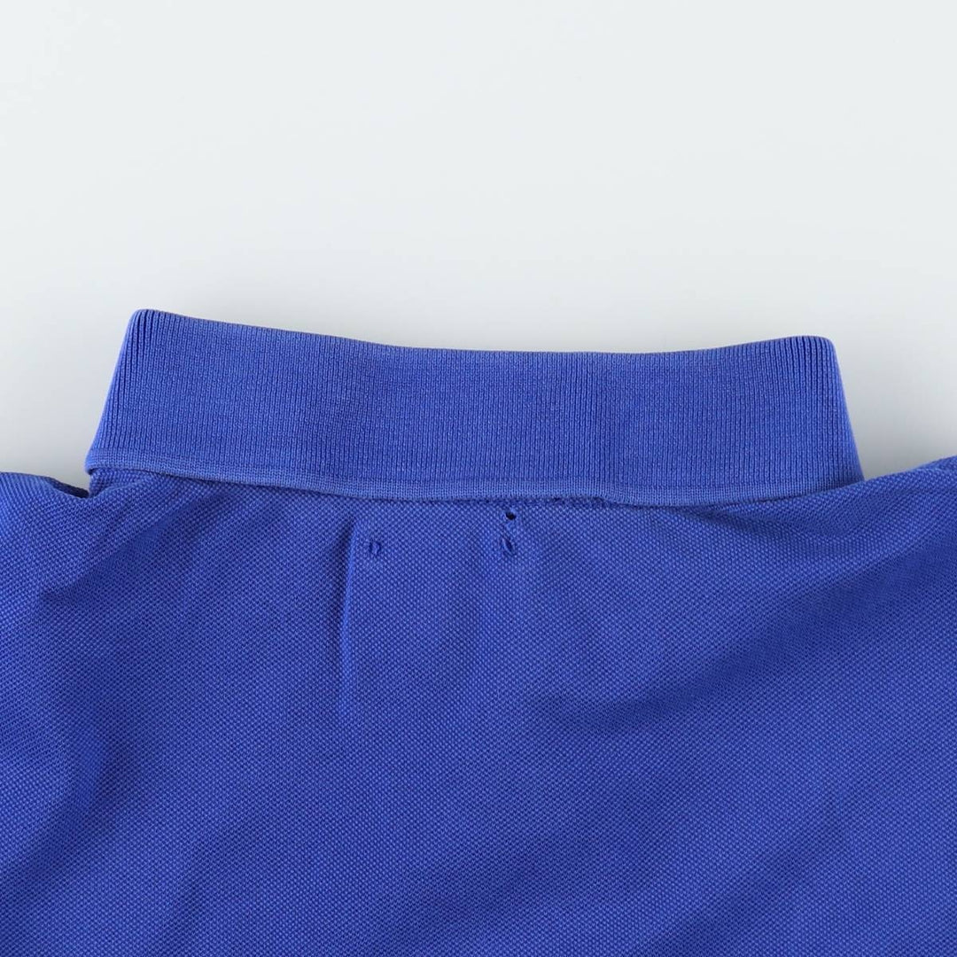 Ralph Lauren POLO by Ralph Lauren short sleeve polo shirt, men's size M Pima Cotton blue type Vintage Second Hand