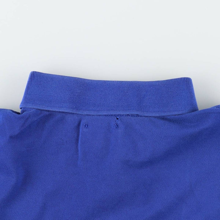 Ralph Lauren POLO by Ralph Lauren short sleeve polo shirt, men's size M Pima Cotton blue type Vintage Second Hand