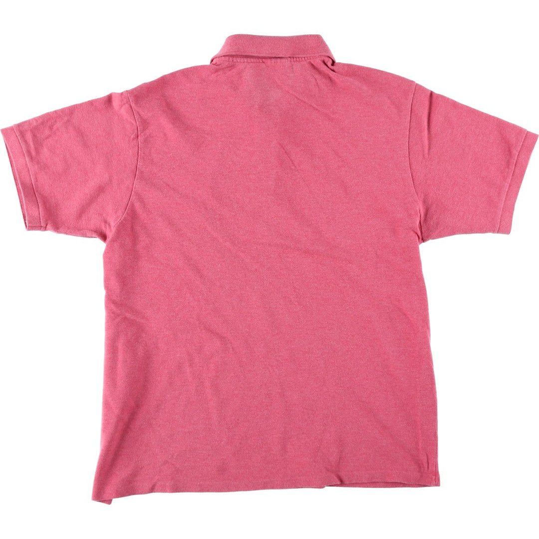 Lacoste LACOSTE French design short sleeve polo shirt size 6 men's XL equivalent cotton pink type Vintage Second Hand