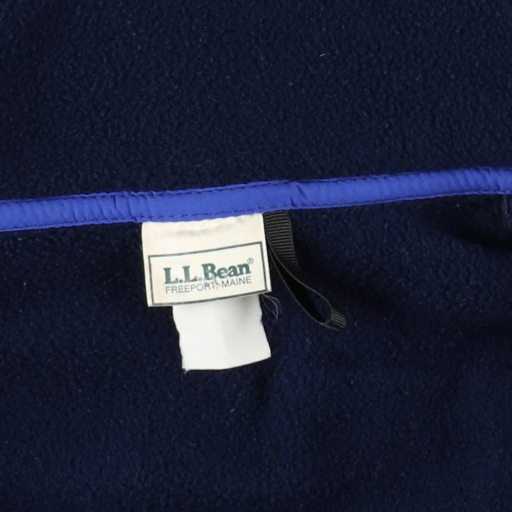 Vintage LLBean fleece vest from the 1990s, men's size S. unclear navy blue type Vintage Second Hand