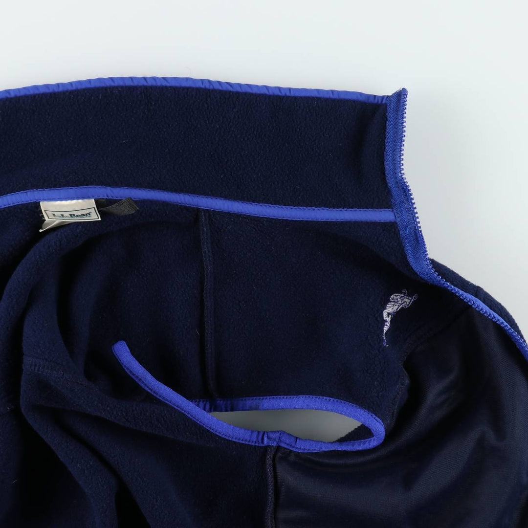 Vintage LLBean fleece vest from the 1990s, men's size S. unclear navy blue type Vintage Second Hand