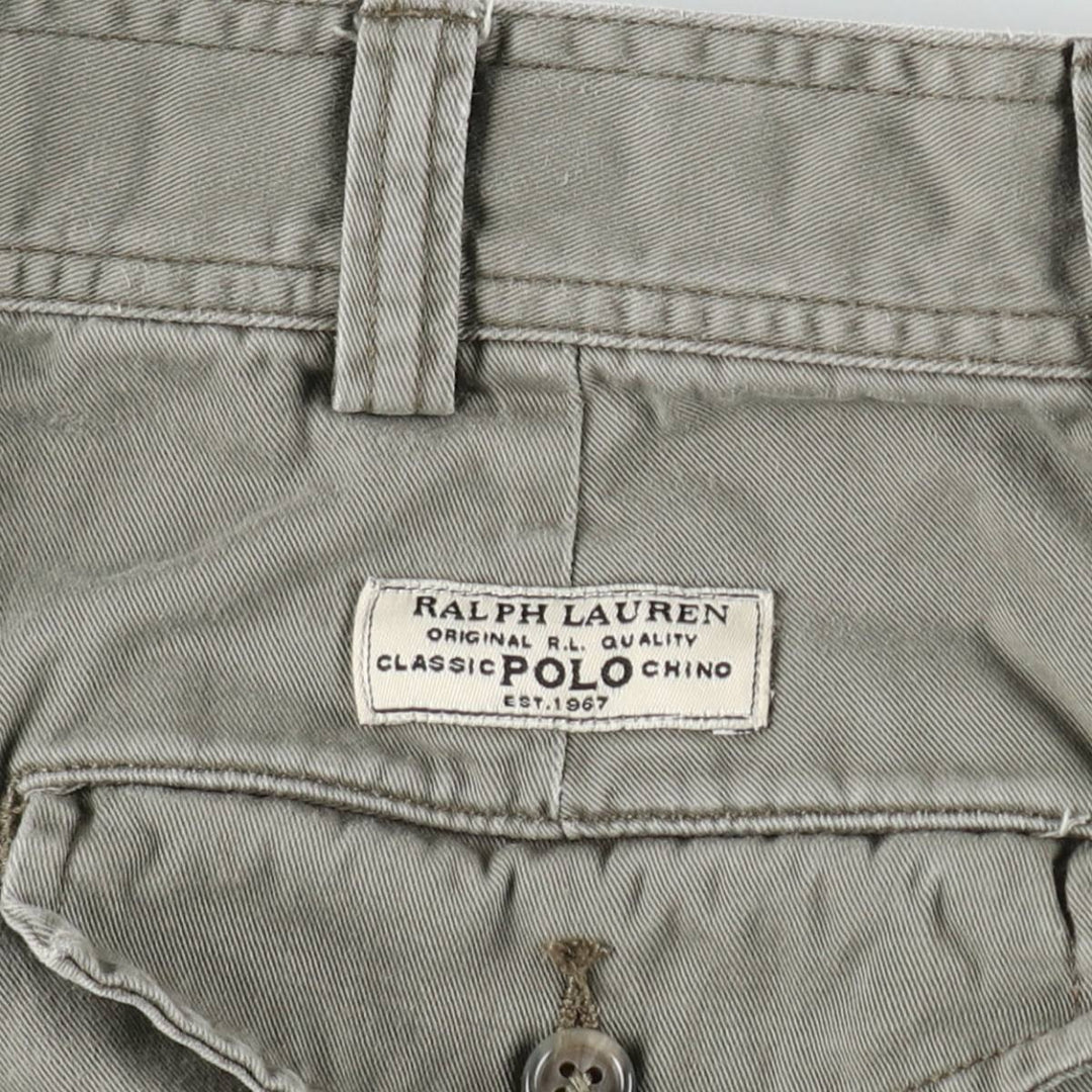 Ralph Lauren POLO by Ralph Lauren cargo shorts, half pants, men's w35 equivalent cotton gray type Vintage Second Hand