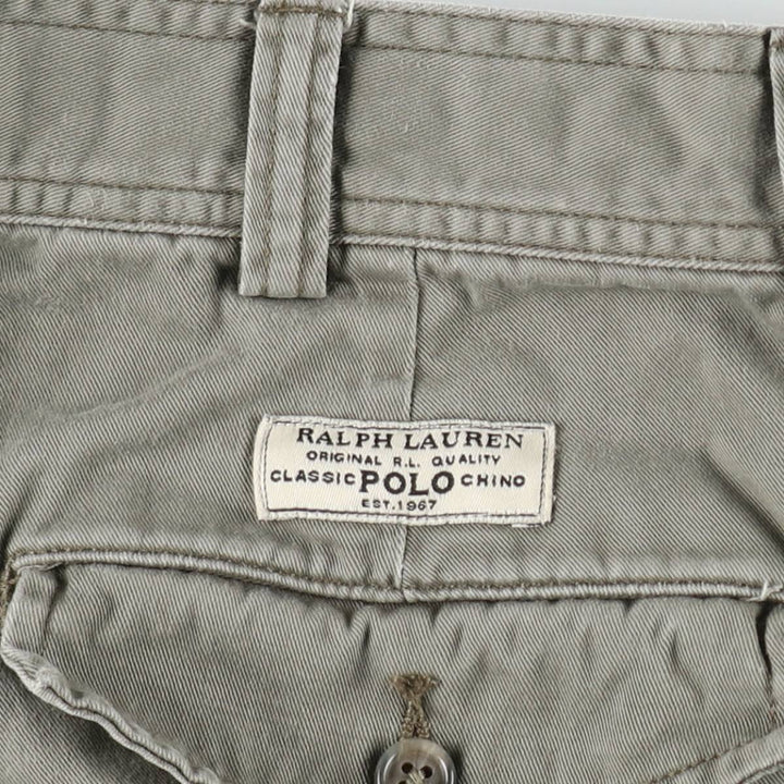 Ralph Lauren POLO by Ralph Lauren cargo shorts, half pants, men's w35 equivalent cotton gray type Vintage Second Hand