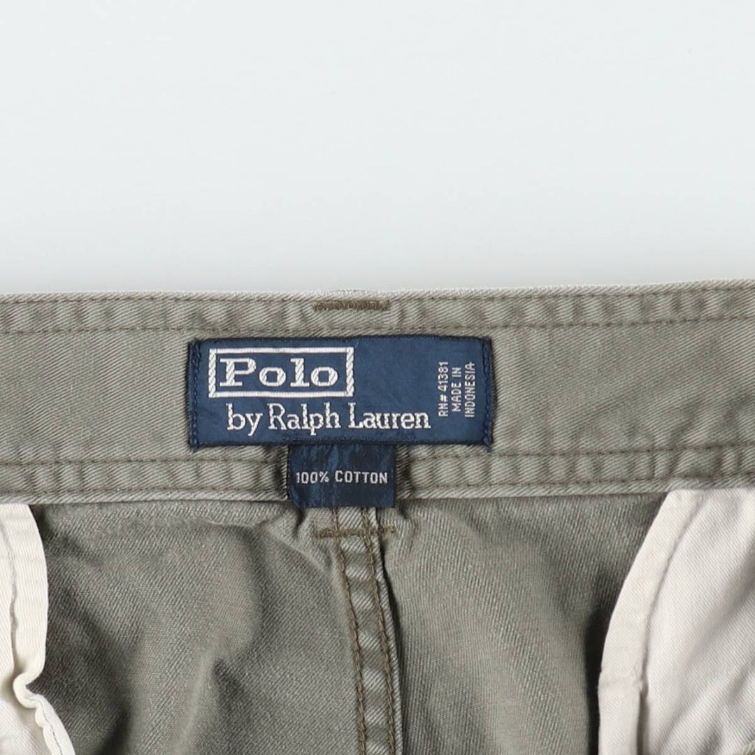 Ralph Lauren POLO by Ralph Lauren cargo shorts, half pants, men's w35 equivalent cotton gray type Vintage Second Hand