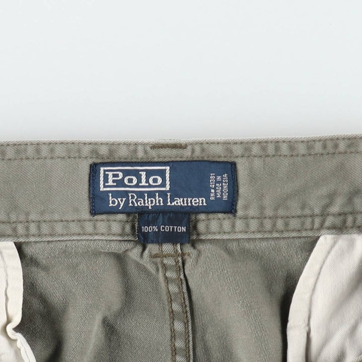 Ralph Lauren POLO by Ralph Lauren cargo shorts, half pants, men's w35 equivalent cotton gray type Vintage Second Hand