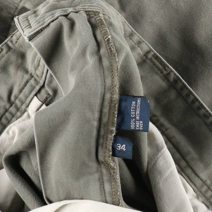 Ralph Lauren POLO by Ralph Lauren cargo shorts, half pants, men's w35 equivalent cotton gray type Vintage Second Hand