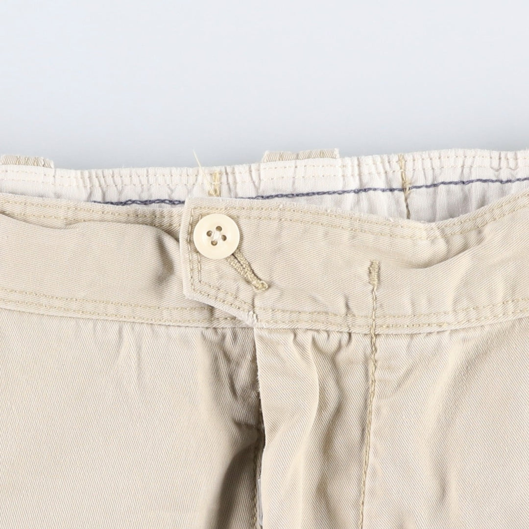 Ralph Lauren POLO by Ralph Lauren cargo shorts, half pants, men's size w36 cotton unbleached Vintage Second Hand