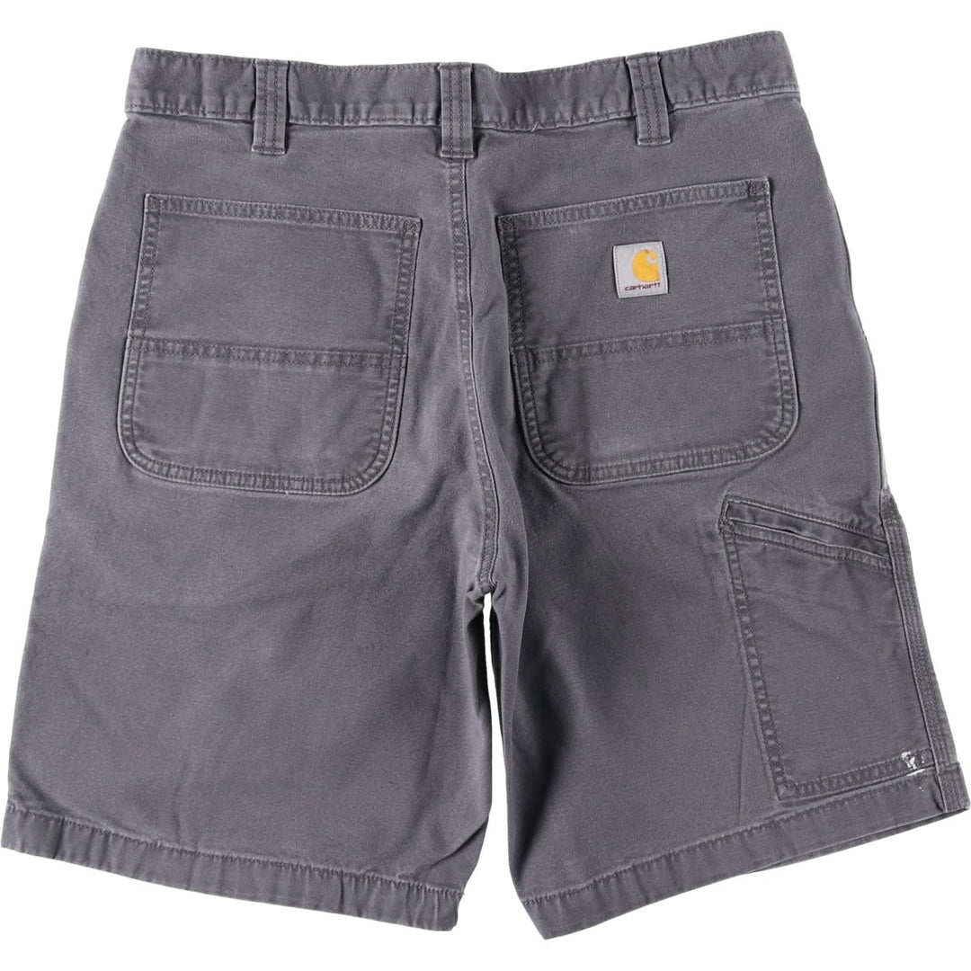 Carhartt Relaxed Fit Duck Work Shorts, Short Pants, Men's, W34 equivalent cotton gray type Vintage Second Hand