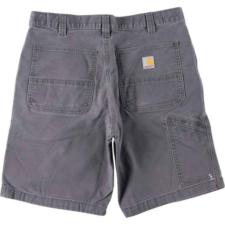 Carhartt Relaxed Fit Duck Work Shorts, Short Pants, Men's, W34 equivalent cotton gray type Vintage Second Hand