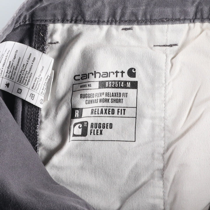 Carhartt Relaxed Fit Duck Work Shorts, Short Pants, Men's, W34 equivalent cotton gray type Vintage Second Hand