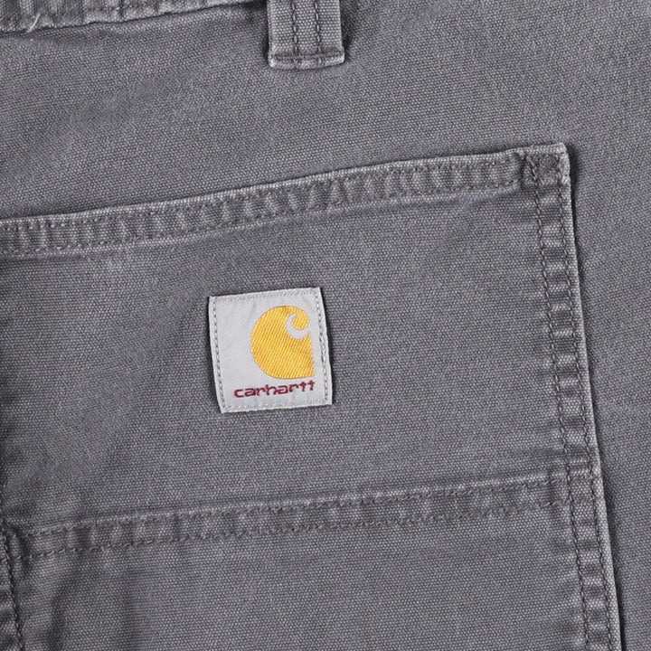 Carhartt Relaxed Fit Duck Work Shorts, Short Pants, Men's, W34 equivalent cotton gray type Vintage Second Hand