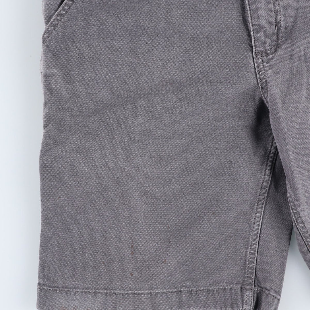 Carhartt Relaxed Fit Duck Work Shorts, Short Pants, Men's, W34 equivalent cotton gray type Vintage Second Hand