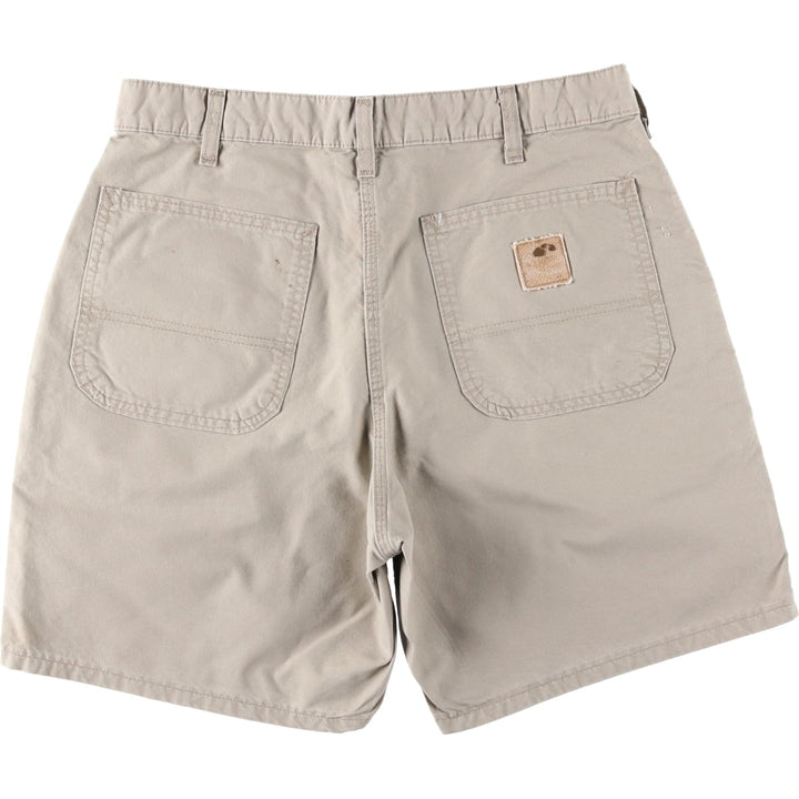 Carhartt Duck Work Shorts, Men's Size W34 unclear Beige type Vintage Second Hand