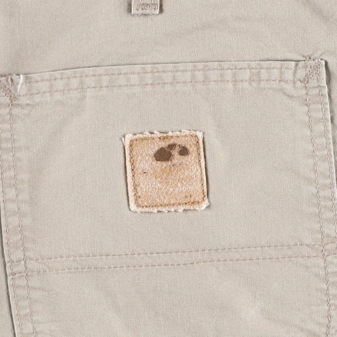 Carhartt Duck Work Shorts, Men's Size W34 unclear Beige type Vintage Second Hand